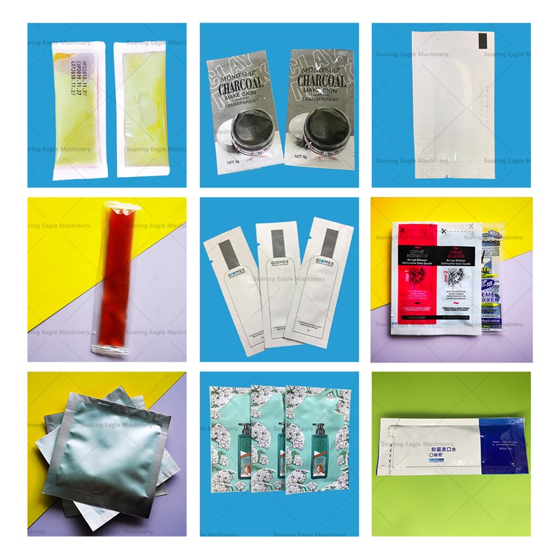 4-Side Seal Shampoo Cosmetic Cream Sachet Packaging Machine