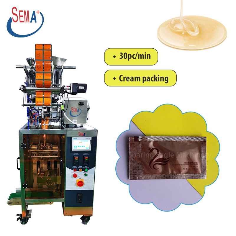 4-Side Seal Shampoo Cosmetic Cream Sachet Packaging Machine