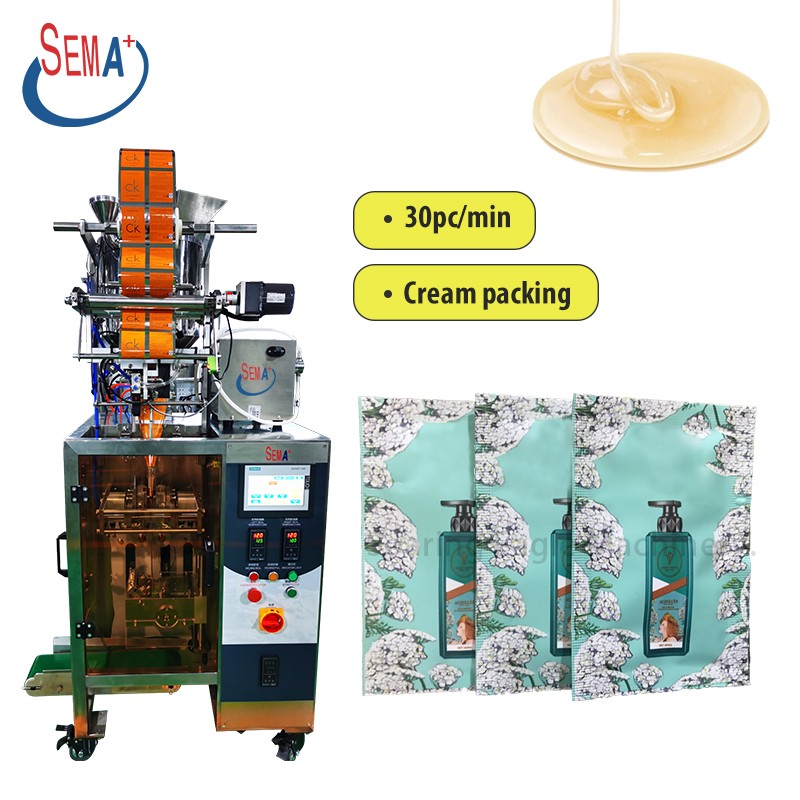 High Quality Automatic Gel Liquid Lotion Ointment Beauty Cream paste Sachet Packing Machine for Cosmetic Production