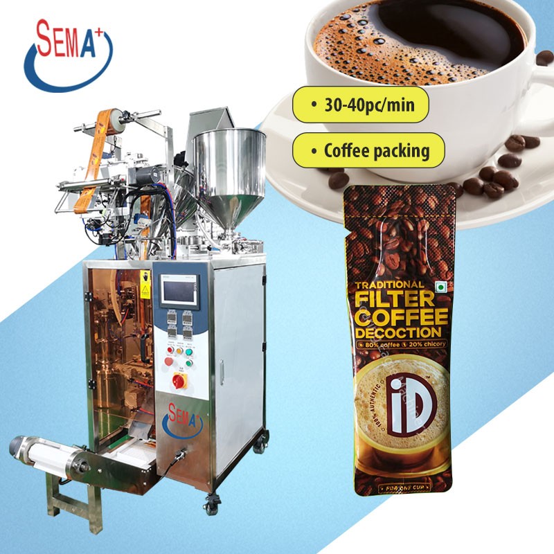 Two pump powder cream liquid stick sachet packing machine Two pump powder cream liquid stick sachet packing machine