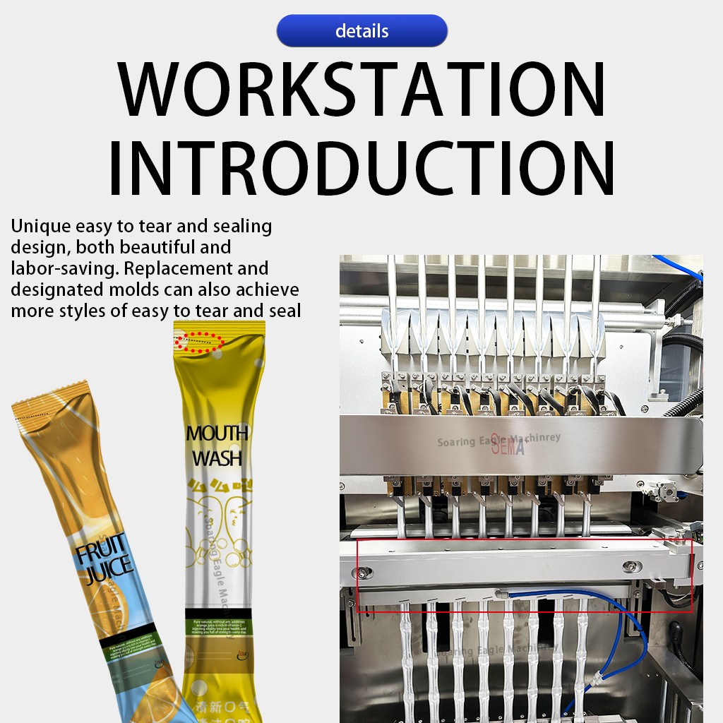 Full Automatic Multi Lanes Drink Liquid Sachet Packing Machine Full Automatic Multi Lanes Drink Liquid Sachet Packing Machine