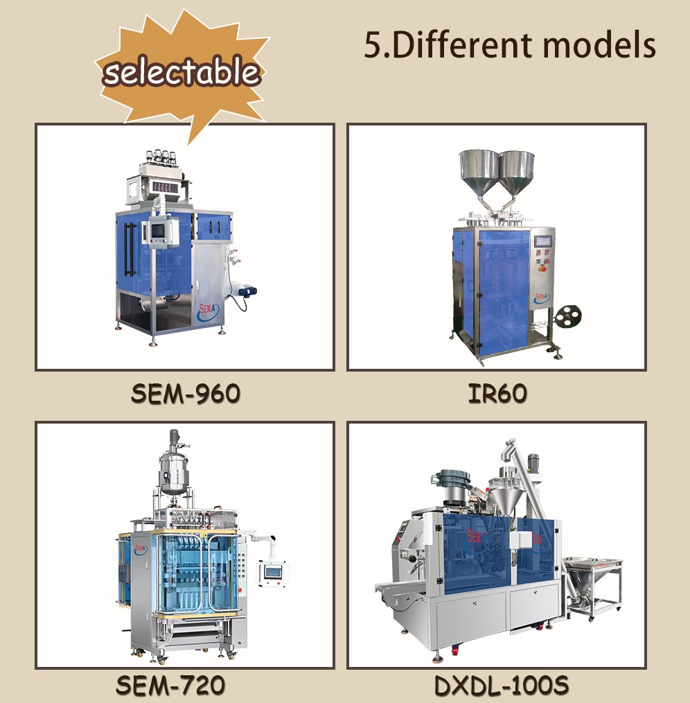 Automatic Cream Paste Irregular Shaped Coffee Liquid Energy Gel Sachet Packing Machine Automatic Cream Paste Irregular Shaped Coffee Liquid Energy Gel Sachet Packing Machine