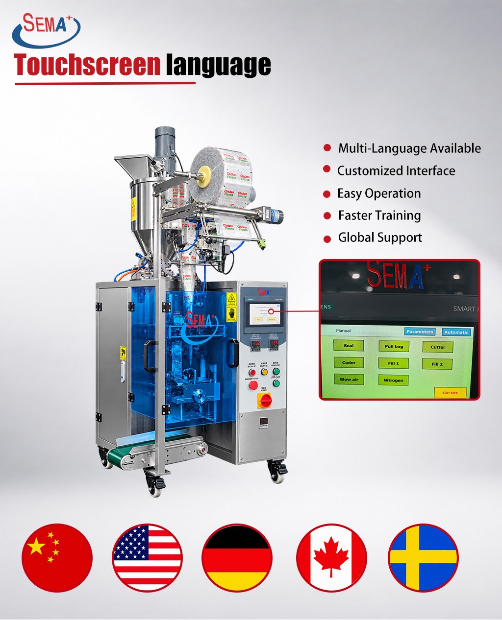 High Speed 30 Bags Min Sauce Sachet Packing Machine for Ketchup Mayonnaise Salad