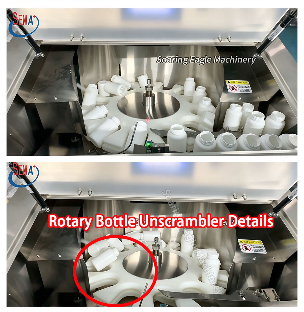 Capsule Tablet Bottle Production Line Automatic Counting Filling Capping and Labeling