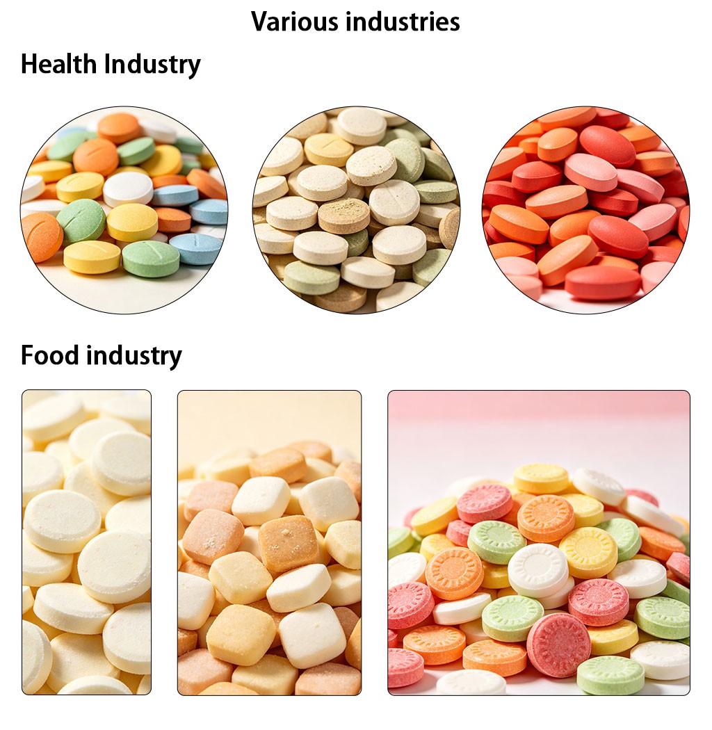 Automatic Tablet Press Machine Powder Compression Pill Making Machine 4320 Tablets Per Hour Automatic Tablet Press Machine Powder Compression Pill Making Machine 4320 Tablets Per Hour