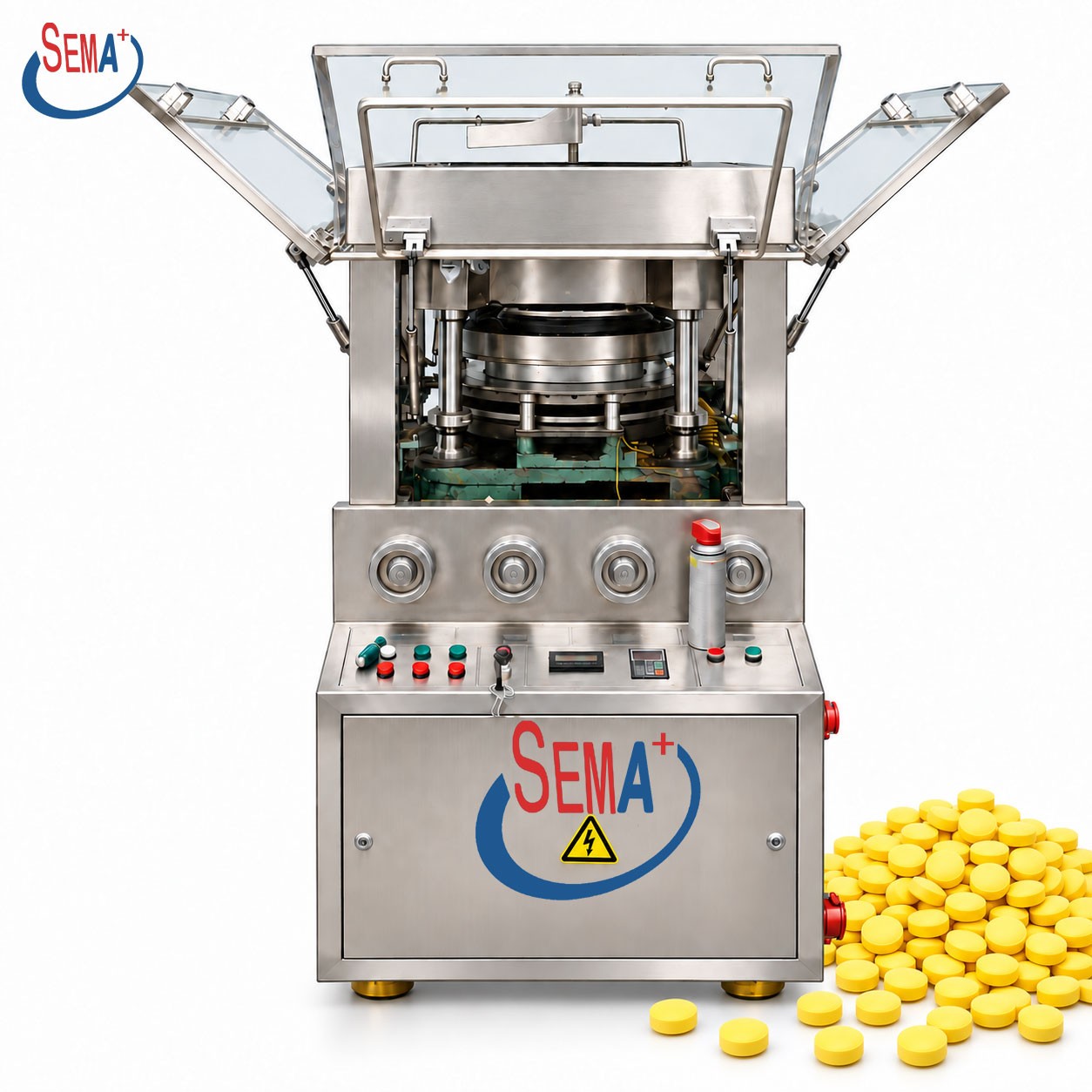 Automatic Tablet Pressing Machine Pill Tablet Making Machine for Powder and Granule Materials