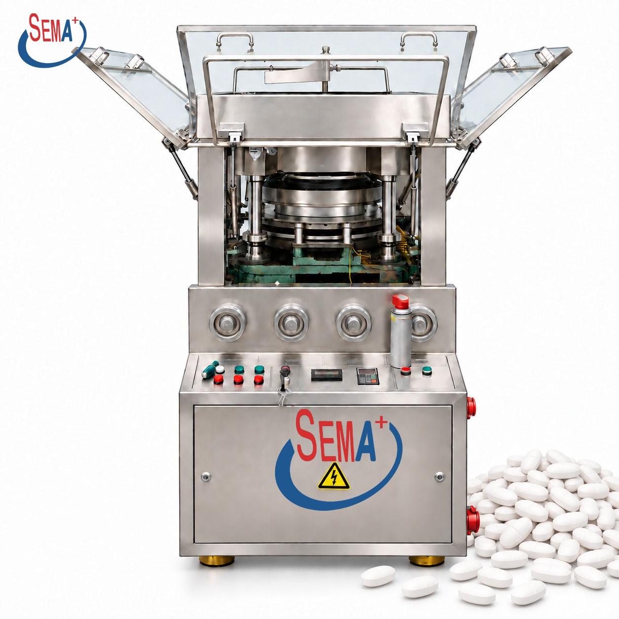 Tablet Compression Machine Automatic Rotary Tablet Press for Candy Supplement Tablet Production