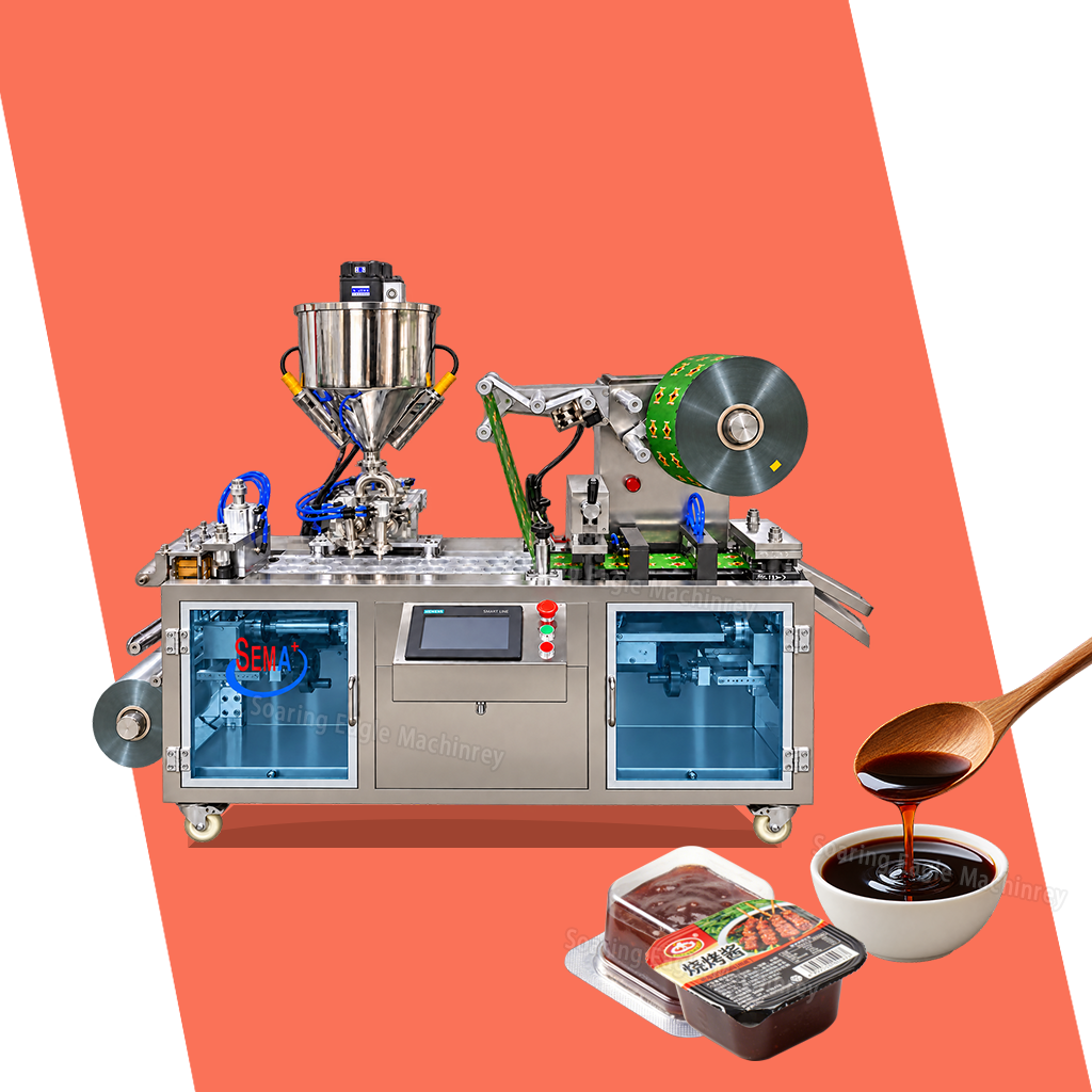 Sauce Blister Filling Sealing Machine Automatic Form Fill Seal Packaging Machine