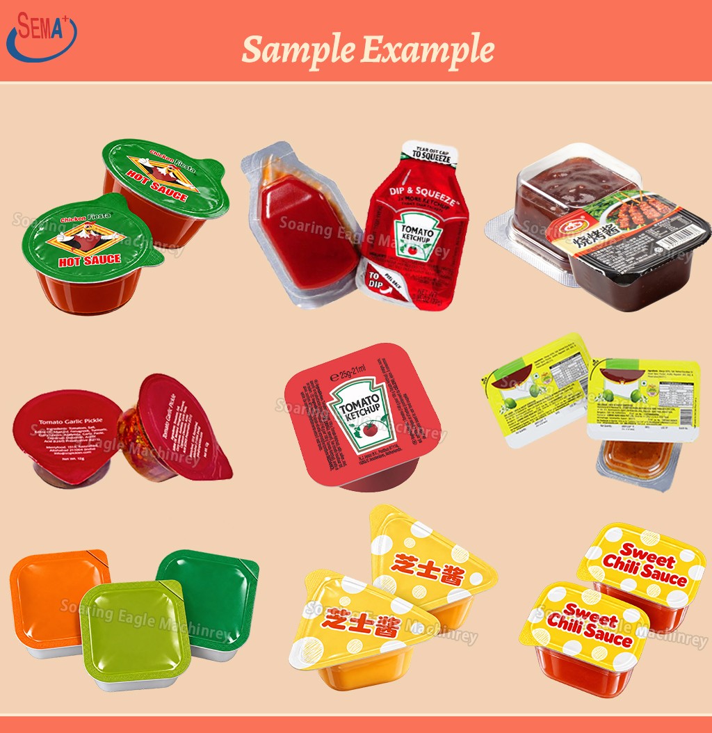 Automatic Liquid Blister Packing Machine for Ketchup Mayonnaise Sauce Jam Honey Automatic Liquid Blister Packing Machine for Ketchup Mayonnaise Sauce Jam Honey