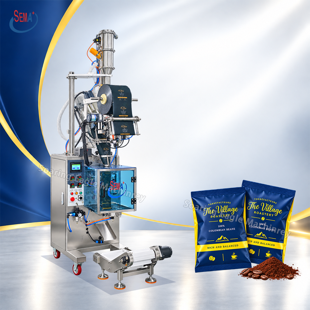 Automatic Powder Packing Machine Auger Filling VFFS Machine for Coffee Spice Milk Powder Automatic Powder Packing Machine Auger Filling VFFS Machine for Coffee Spice Milk Powder