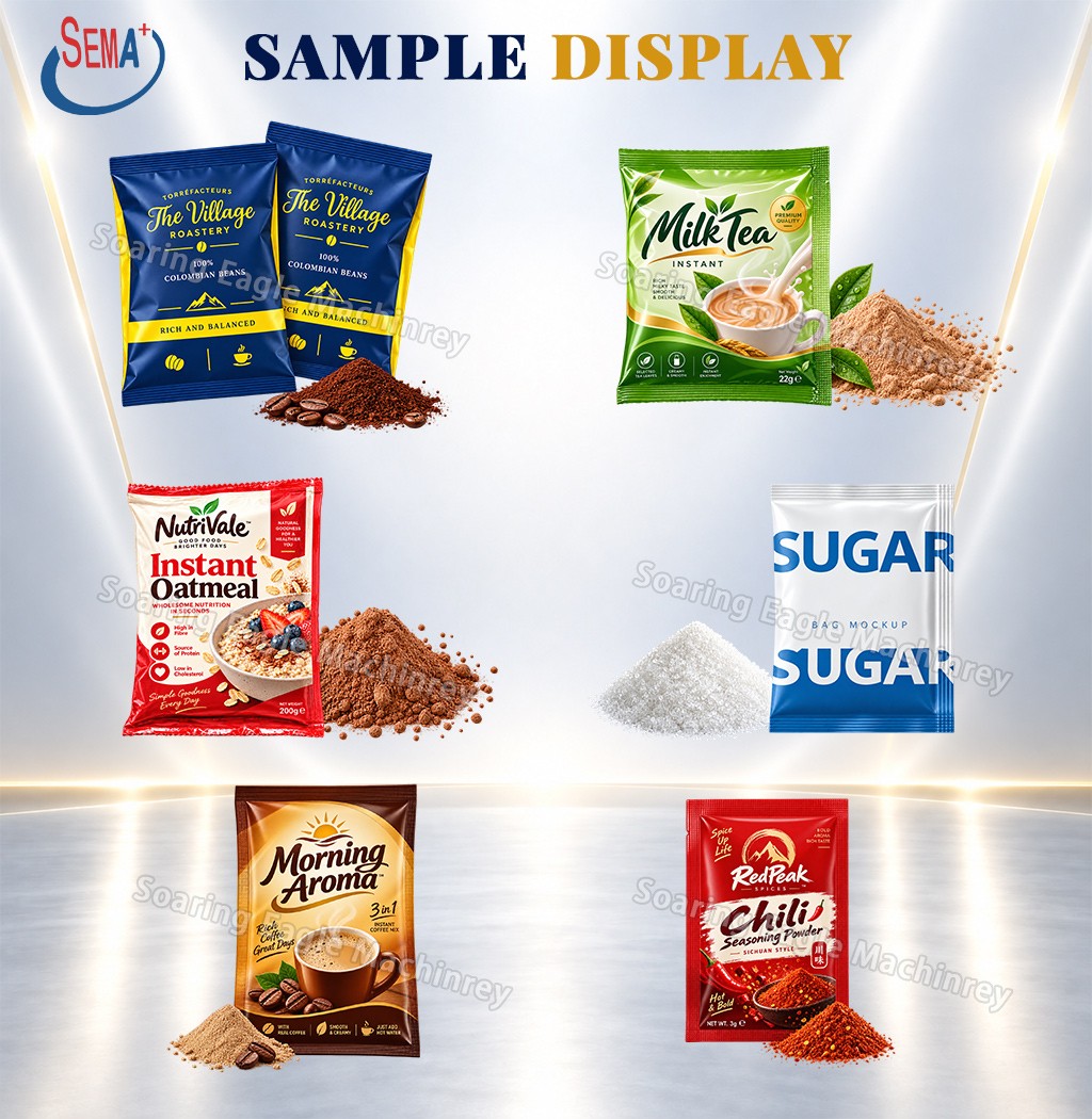 Automatic Powder Bag Packing Machine Auger Dosing Forming Filling Sealing Cutting Machine Automatic Powder Bag Packing Machine Auger Dosing Forming Filling Sealing Cutting Machine