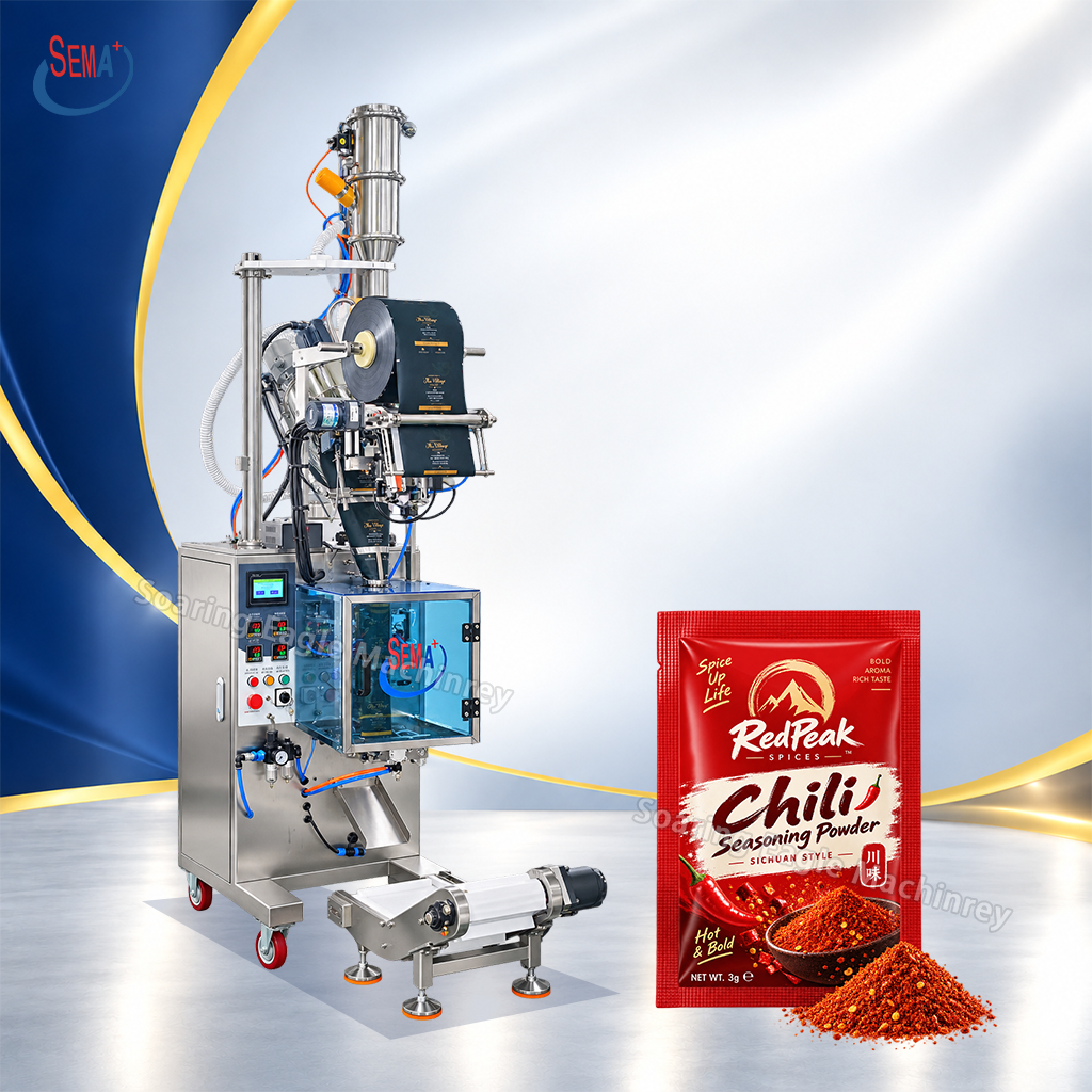 Automatic Powder Bag Packing Machine Auger Dosing Forming Filling Sealing Cutting Machine Automatic Powder Bag Packing Machine Auger Dosing Forming Filling Sealing Cutting Machine