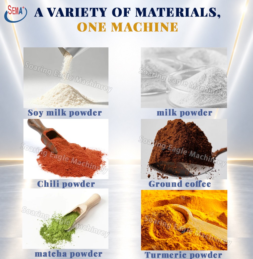 Automatic VFFS Powder Packing Machine Auger Dosing Filling Sealing Machine for Coffee Milk Spice Powder Automatic VFFS Powder Packing Machine Auger Dosing Filling Sealing Machine for Coffee Milk Spice Powder