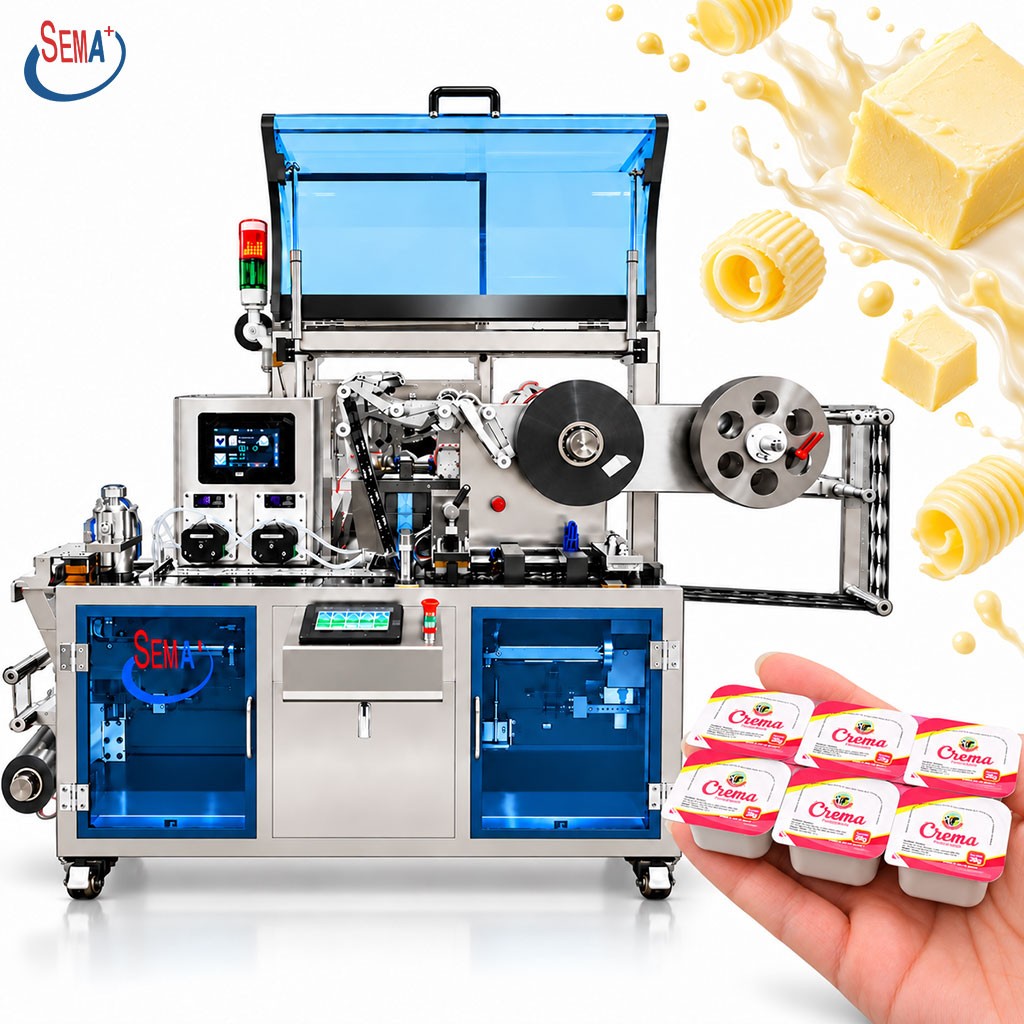  Automatic Liquid Blister Packing Machine for Coffee Syrup Honey Sauce Filling Sealing
