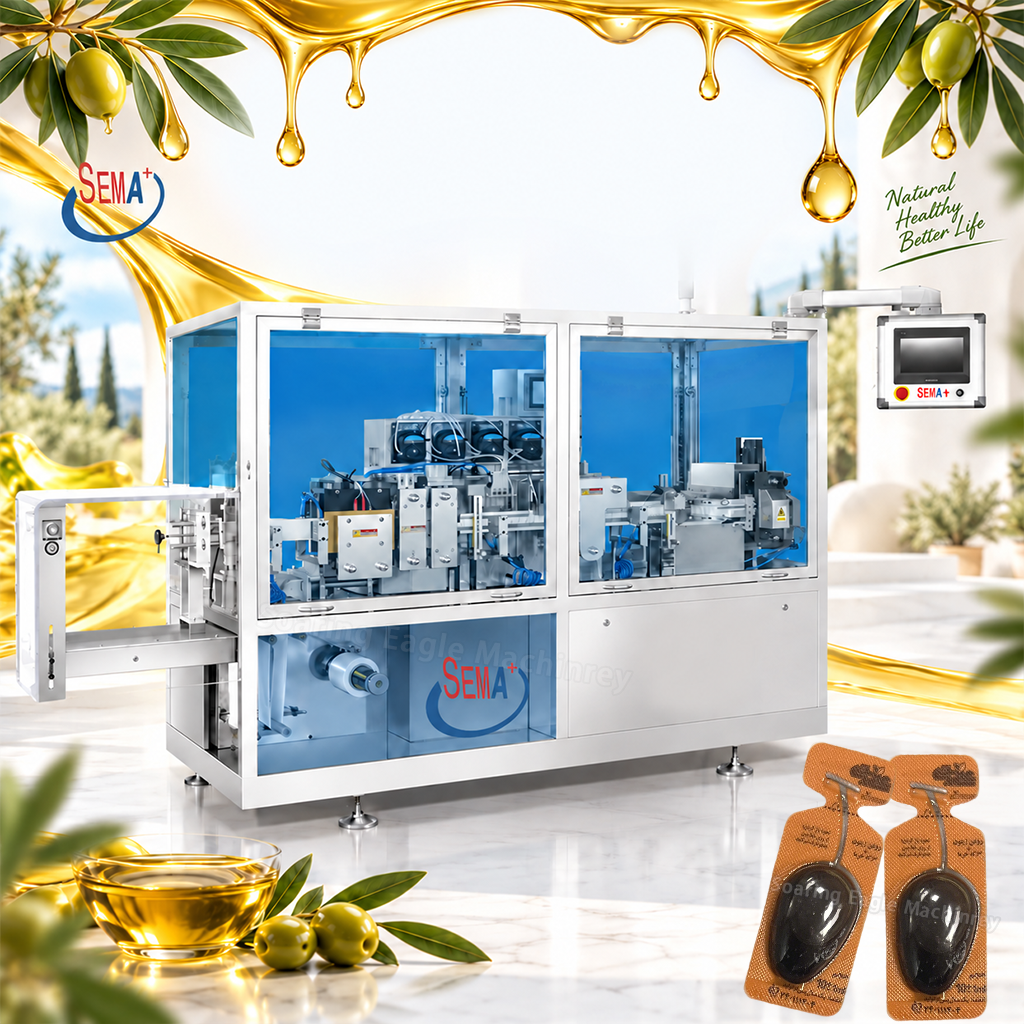 Automatic Liquid Pouch Packing Machine for Olive Oil Cooking Oil Honey Sauce Packaging