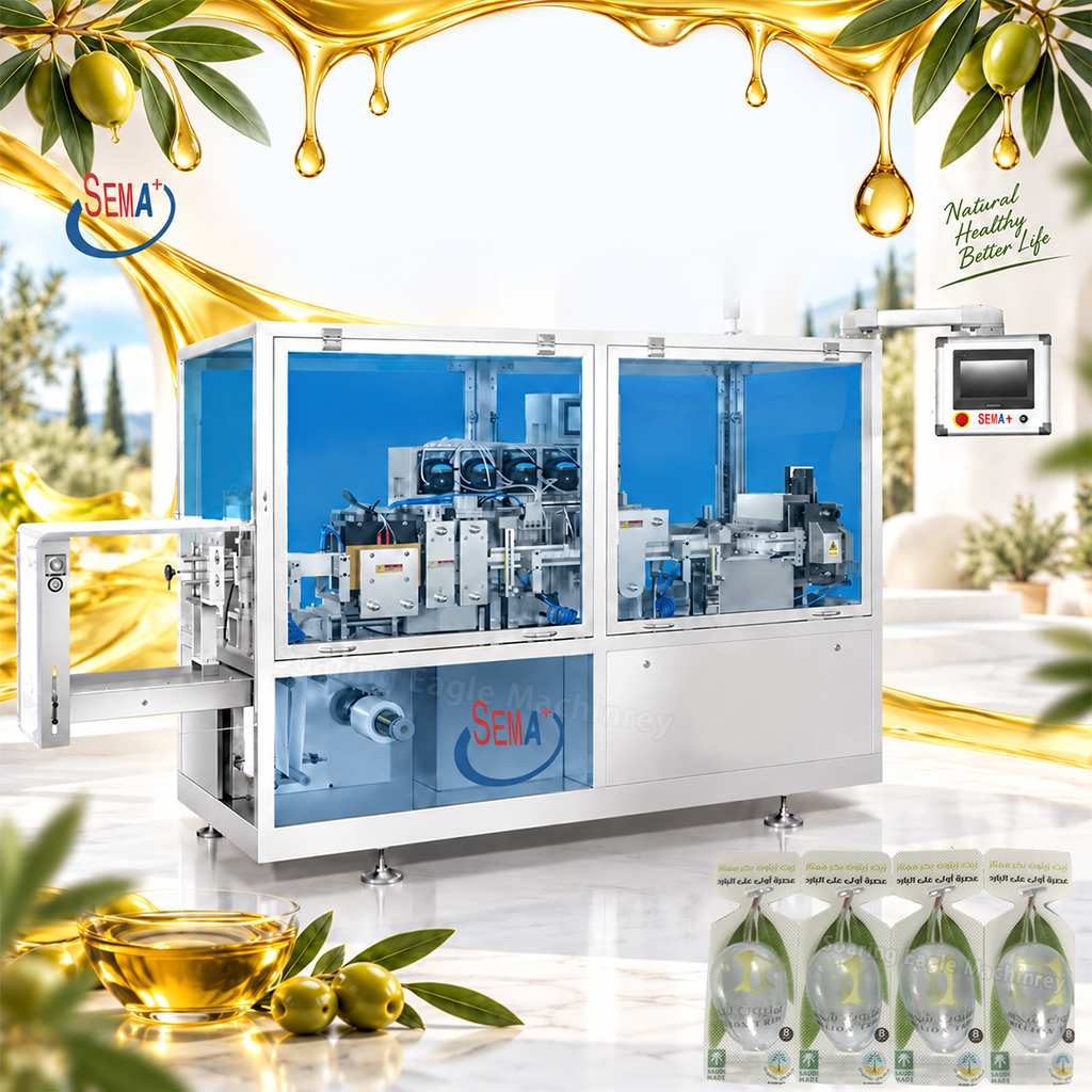 Automatic Oil Packing Machine for Food Liquid Sachet Pouch Packaging Production