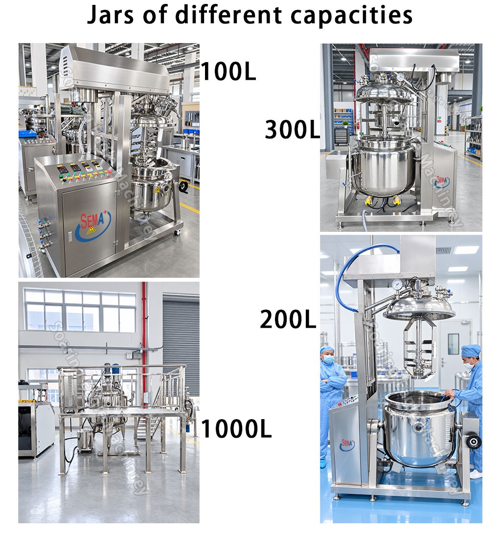 300L Vacuum Homogenizing Emulsifying Machine for Skincare Cream Lotion Shampoo Making 300L Vacuum Homogenizing Emulsifying Machine for Skincare Cream Lotion Shampoo Making