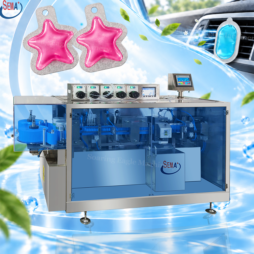 Car Perfume Liquid Packing Machine Automatic Air Freshener Forming Sealing Machine