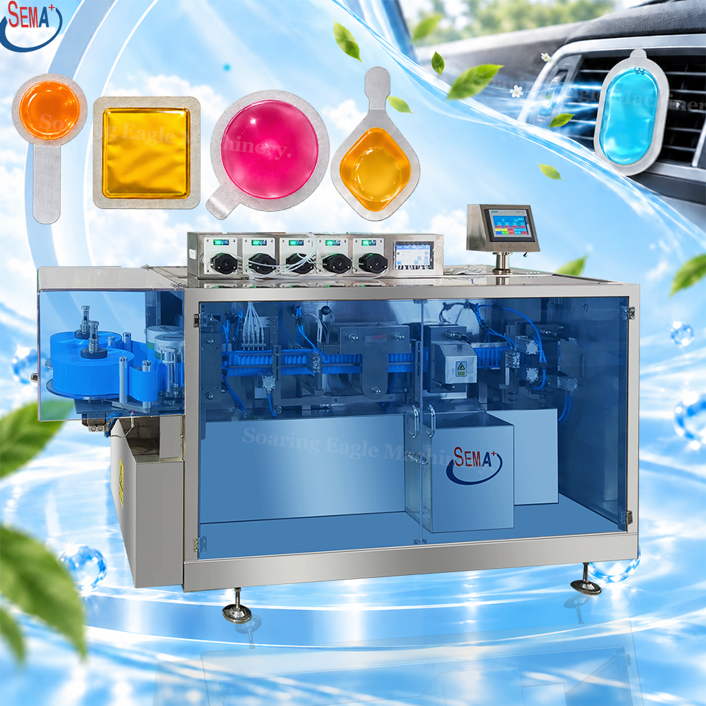 Automatic Perfume Pod Packing Machine for Car Air Freshener Liquid Packaging Production