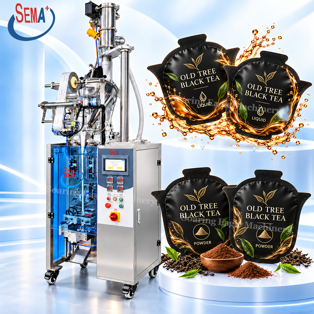 Powder Liquid Sachet Packing Machine Automatic Filling Sealing Machine for Food Products