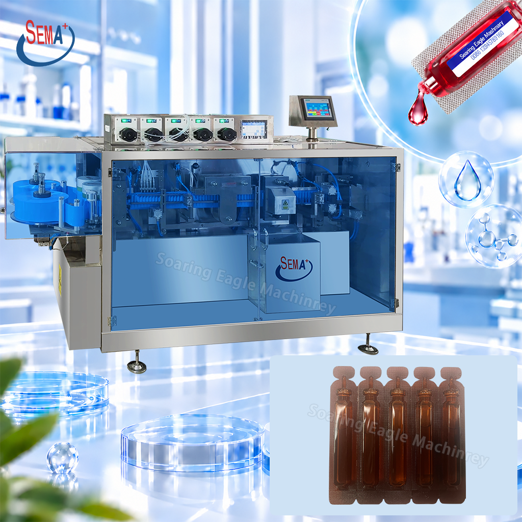 Automatic Liquid Ampoule Filling Sealing Machine for Oral Liquid Syrup Functional Drinks