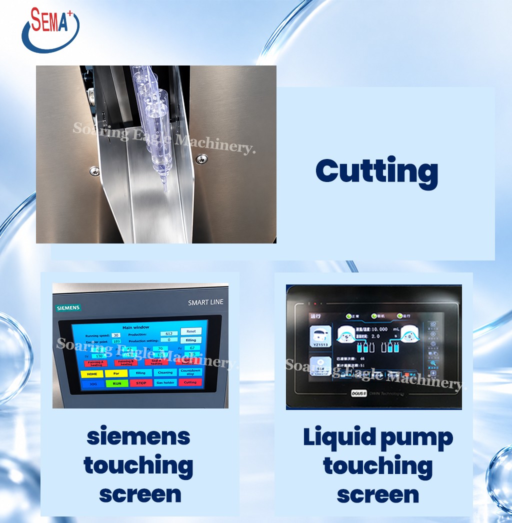Plastic Ampoule Packing Machine Automatic Liquid Filling Forming Sealing Production Line Plastic Ampoule Packing Machine Automatic Liquid Filling Forming Sealing Production Line