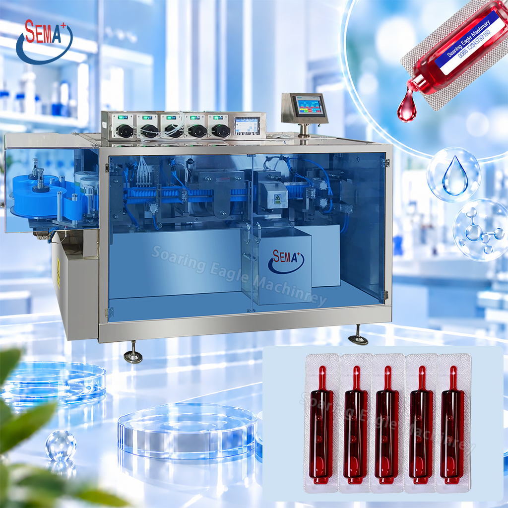 Automatic Liquid Packaging Machine for Oral Liquid Nutritional Drink Plastic Ampoule Filling Packaging