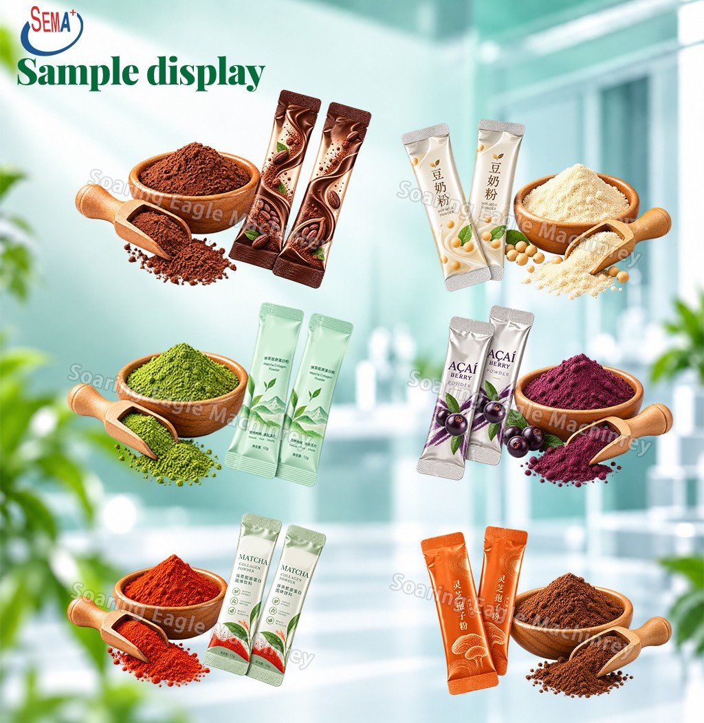 Automatic Powder Sachet Packing Machine for Soy Milk Coffee Flour Spice Powder Packaging Automatic Powder Sachet Packing Machine for Soy Milk Coffee Flour Spice Powder Packaging