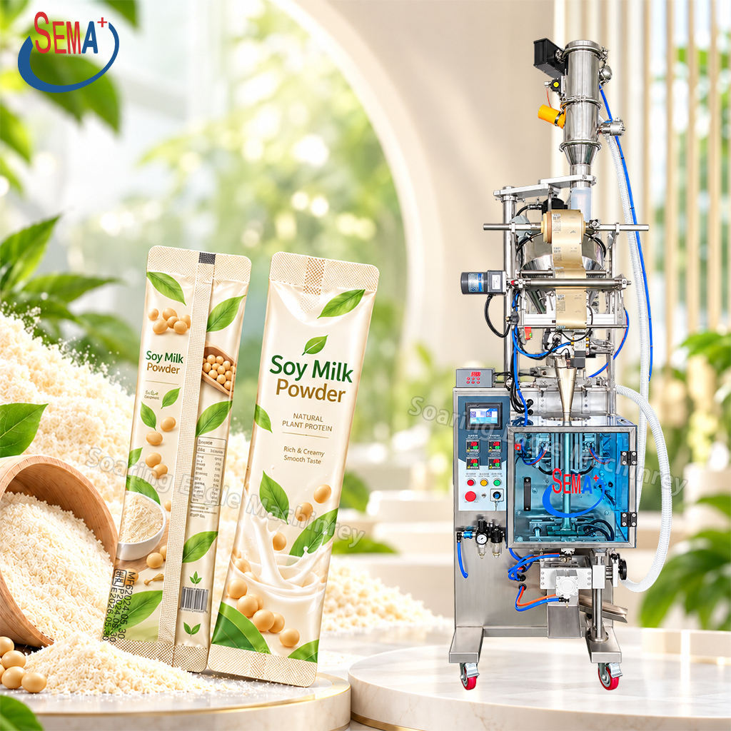 Automatic Powder Sachet Packing Machine for Soy Milk Coffee Flour Spice Powder Packaging Automatic Powder Sachet Packing Machine for Soy Milk Coffee Flour Spice Powder Packaging