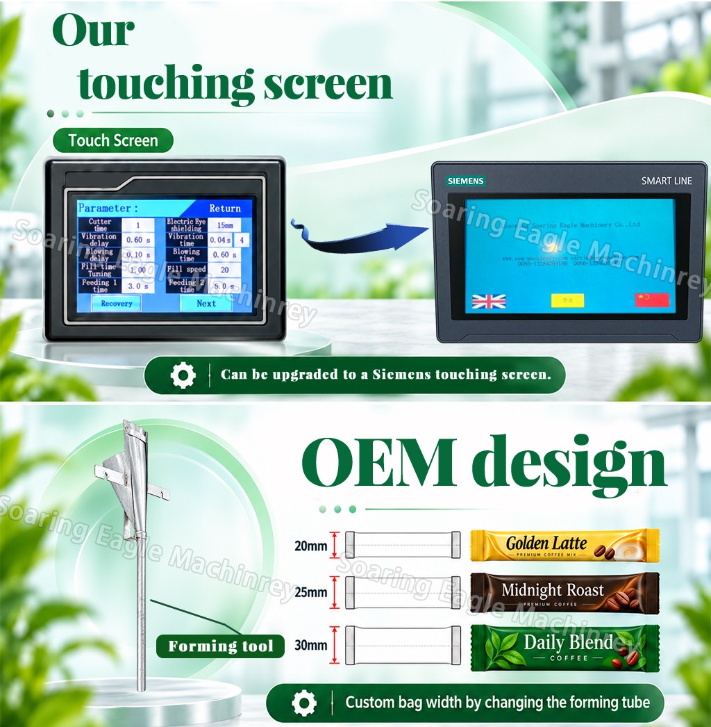 Automatic Food Powder Sachet Filling Sealing Machine with Vacuum Feeder and Auger ScrewPackagingProduction Automatic Food Powder Sachet Filling Sealing Machine with Vacuum Feeder and Auger ScrewPackagingProduction