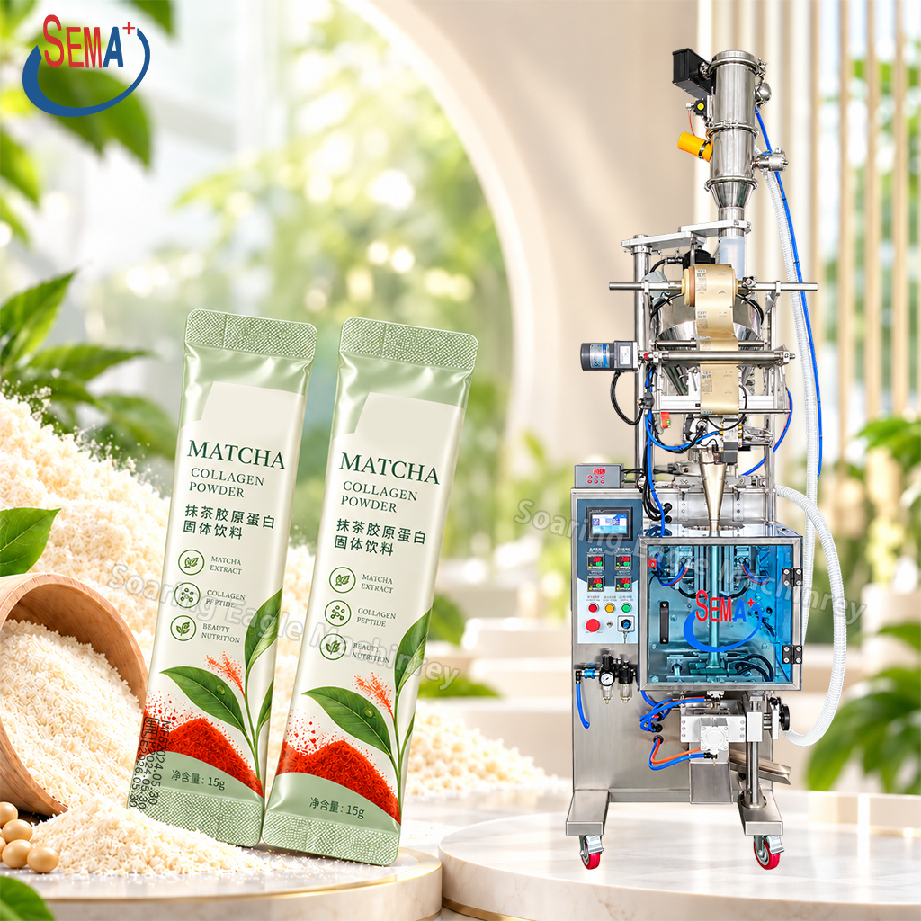 Powder Stick Pack Packing Machine for Coffee Milk Soybean Spice Nutritional Powder Powder Stick Pack Packing Machine for Coffee Milk Soybean Spice Nutritional Powder