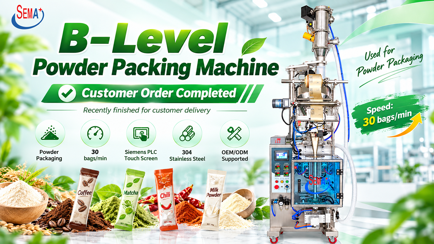 B-Level Powder Sachet Packing Machine Shipped to Peru