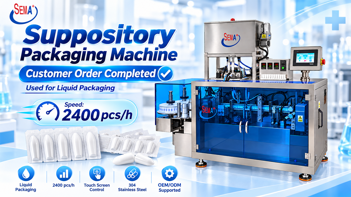 DGS N2 Suppository Packaging Machine Customer Order Completed