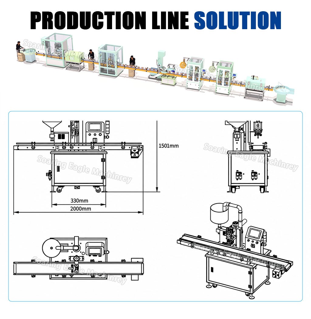 Semi Automatic Bottle and Jar Filling Machine for Edible Oil and Sauce