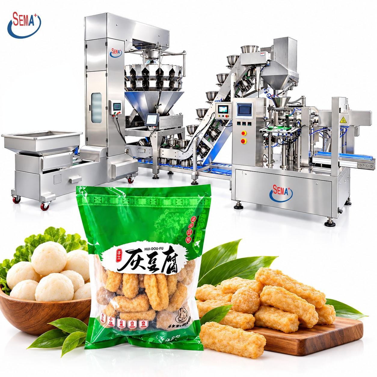 Automatic Granule Premade Pouch Packing Machine with Multihead Weigher for Nuts and Dried Fruit Automatic Granule Premade Pouch Packing Machine with Multihead Weigher for Nuts and Dried Fruit