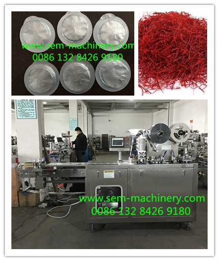 Saffron Blister Packing Machine