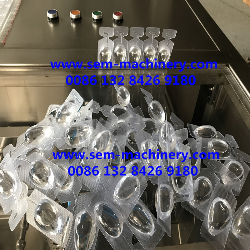 plastic vial forming filling sealing packing machine