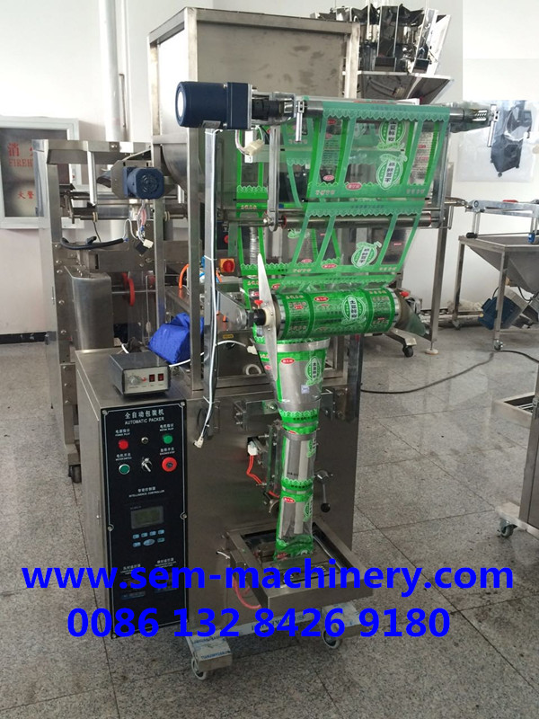 Automatic hair conditioner pouch bag packing machine