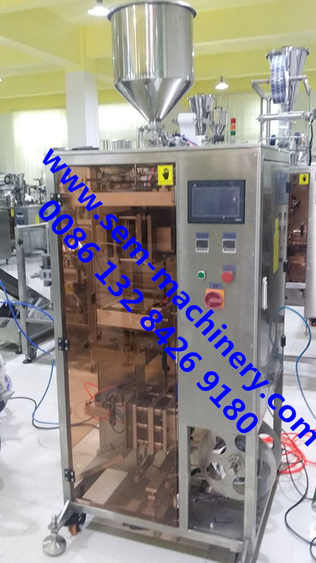 Bottle shape sachet packing machine