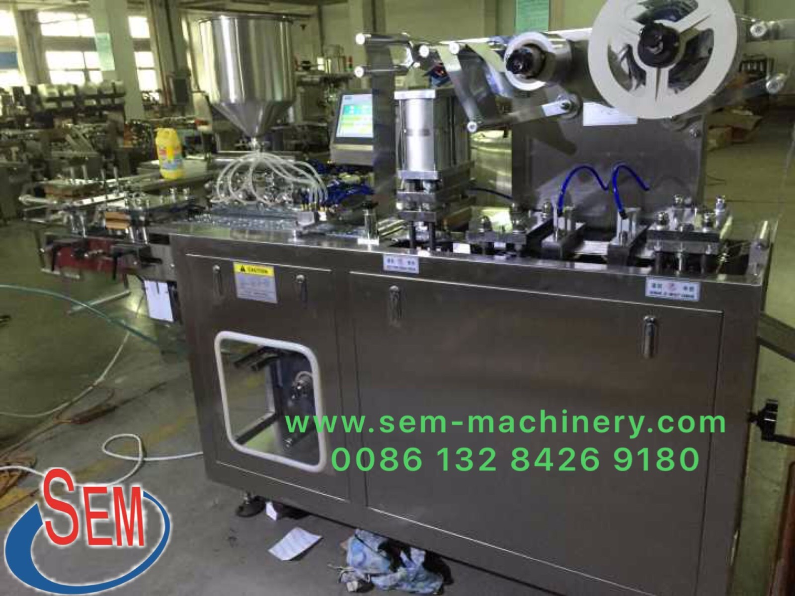 Automatic Liquid Blister Packing Machine Finished Production