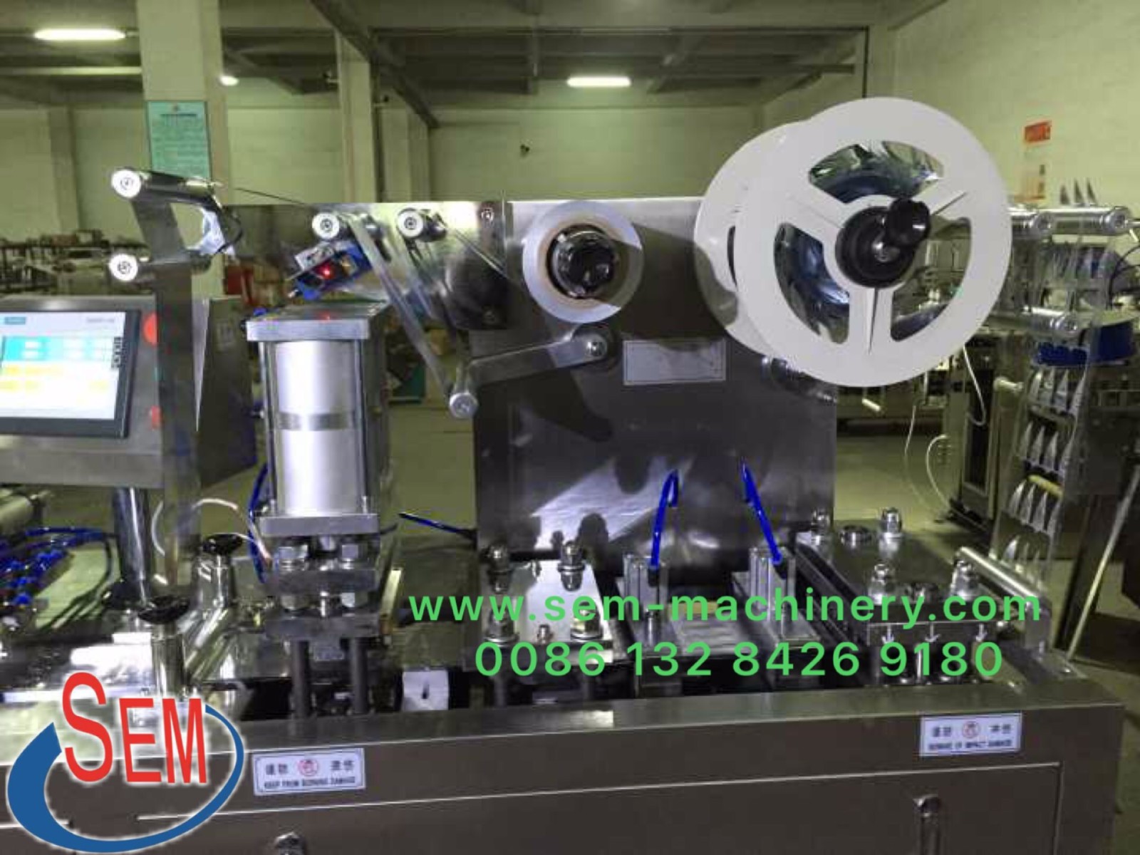 Automatic Liquid Blister Packing Machine Finished Production