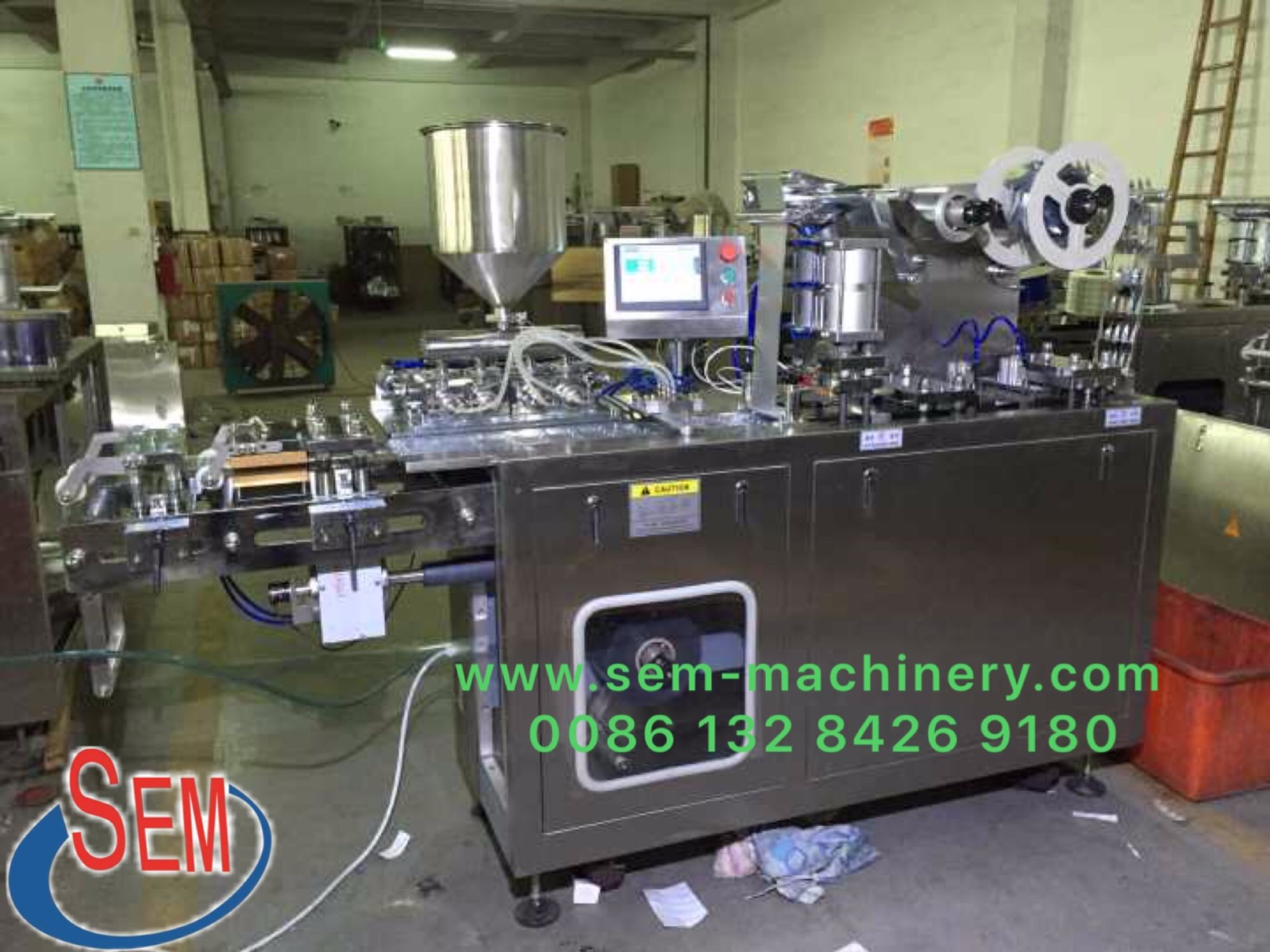 Automatic Liquid Blister Packing Machine Finished Production