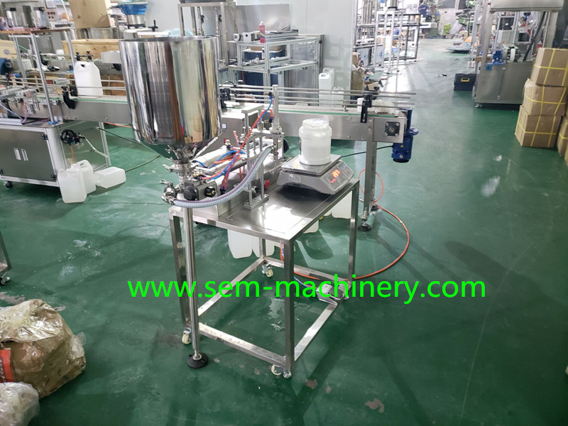 semi-atuomatic tube filling machine