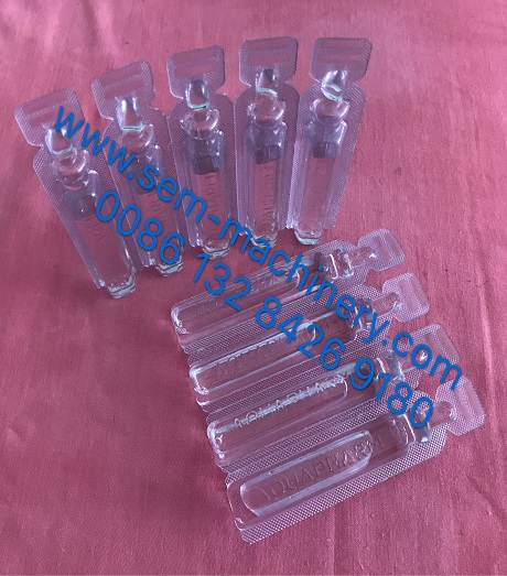 plastic ampoule filling and sealing machine