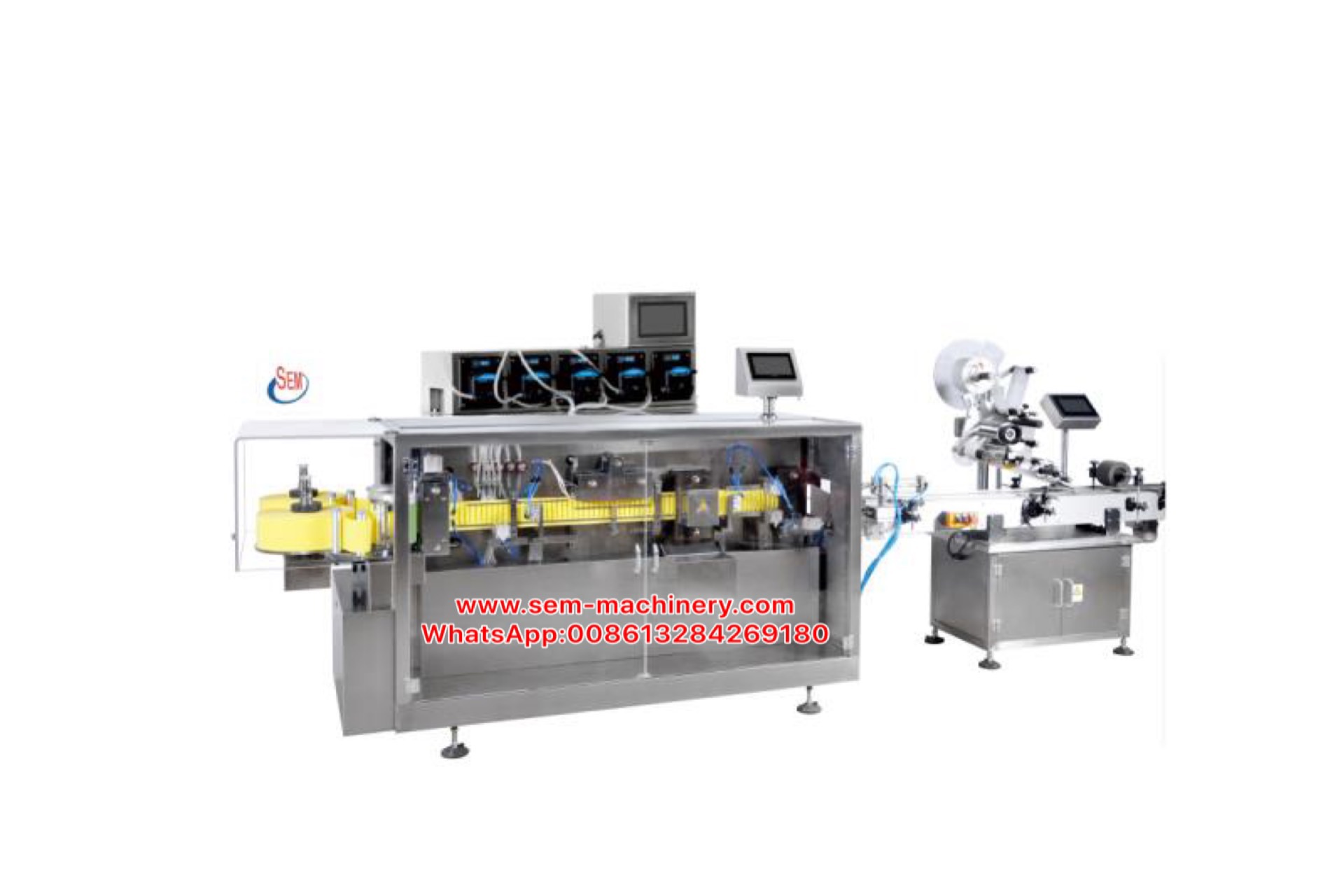 BFS Ampoule Liquid Filling labeling Packing line