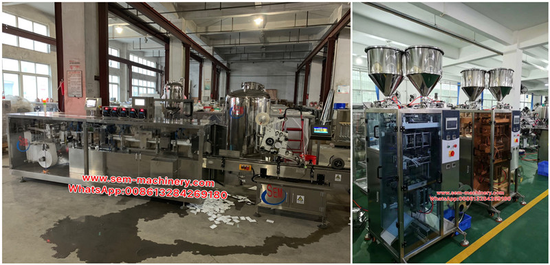 Twin Pack Sachet Packing Machine Finished Production