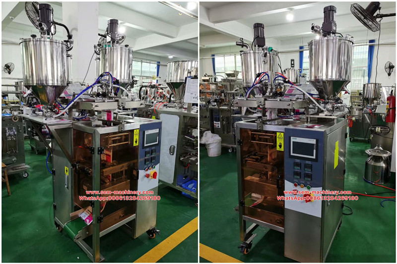 Twin Pack Sachet Packing Machine Finished Production