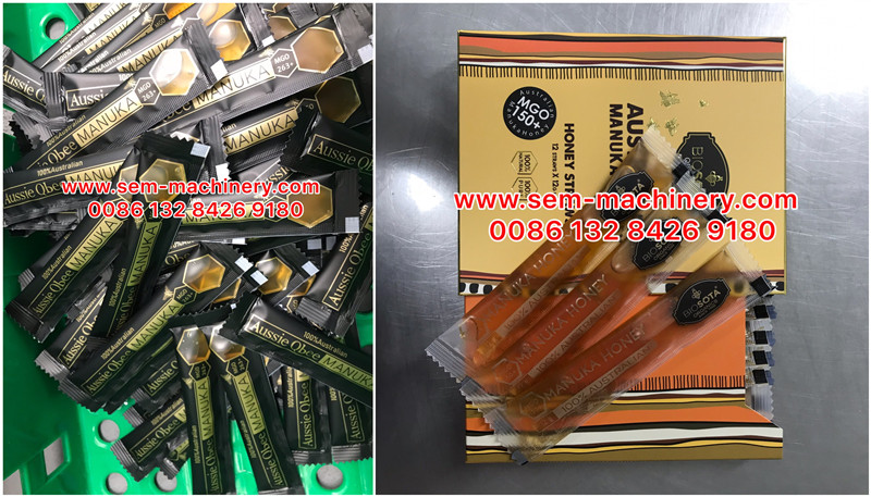 Australia Famous Brand Honey Manufacture Use Our SEM Sachet Packing Machine