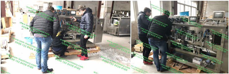 Liquid Machine For Fertilizer Packing -customer Inspection And Learn Operation