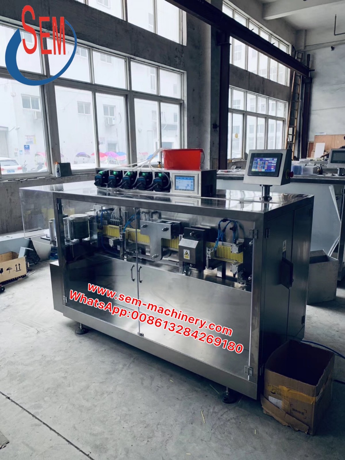 Automatic Plastic Ampoules Liquid Packing Machine